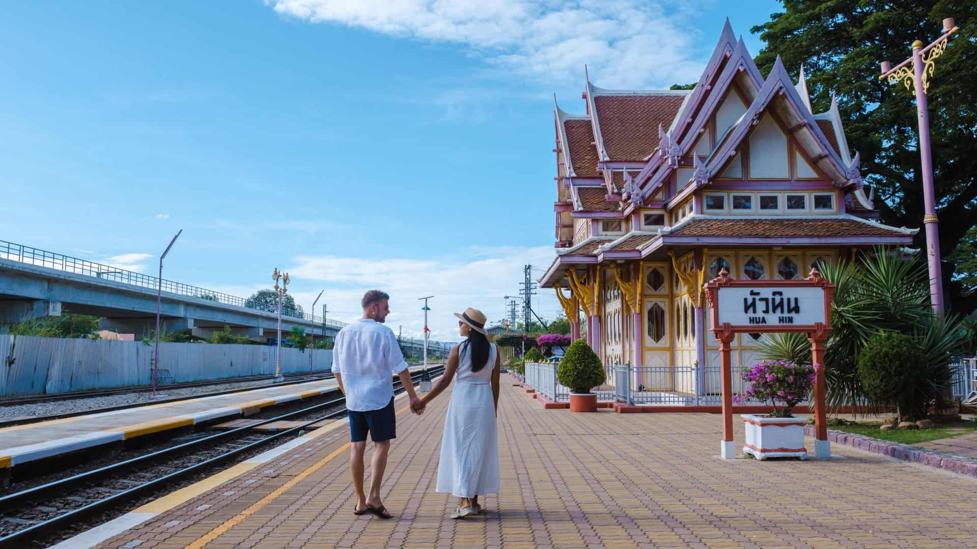 Hua Hin train station - one of the best photo spots in town