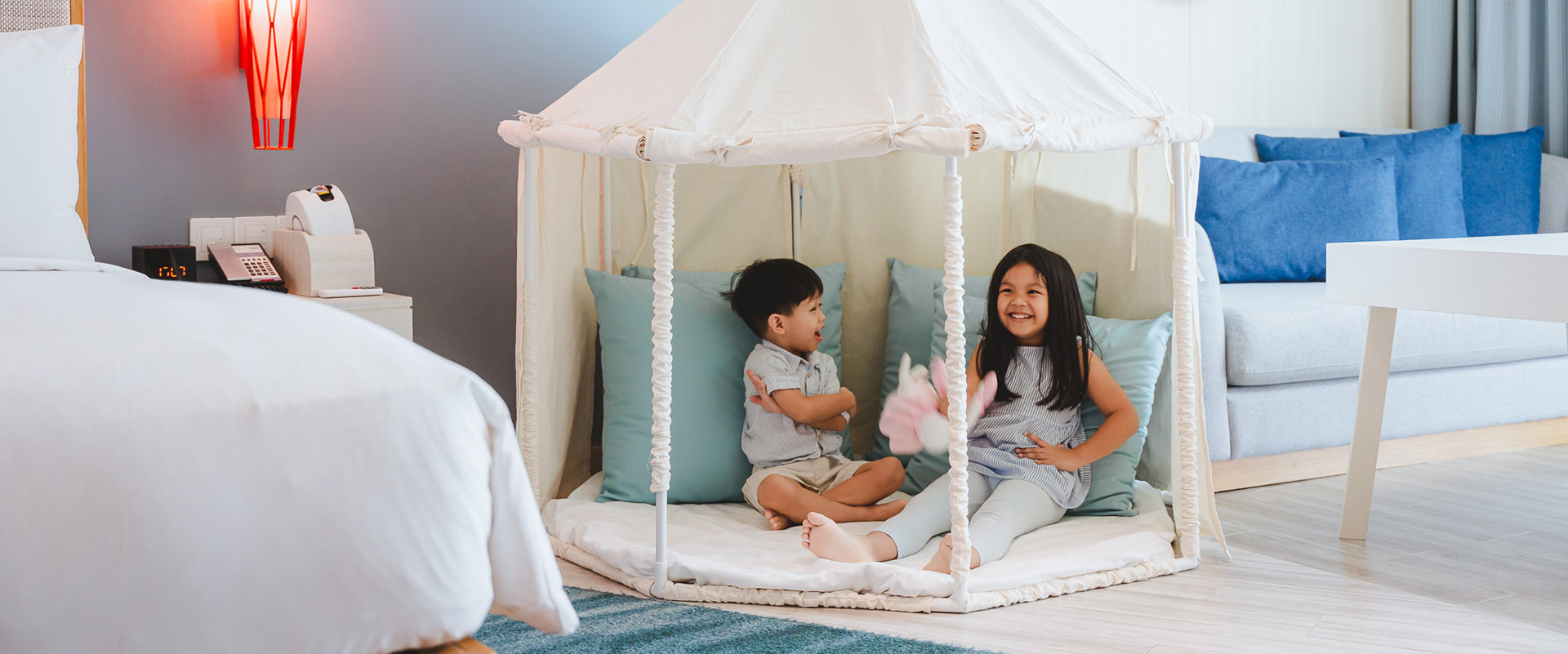 A panoramic view of Hua Hin, Thailand.